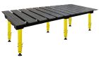 BuildPro® Slotted Welding Table - 2560 x 1250 with Adjustable Legs